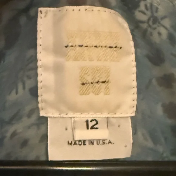 Anna Sui Floral Sleeveless Blouse - Teal and Orange - Picture 6 of 7